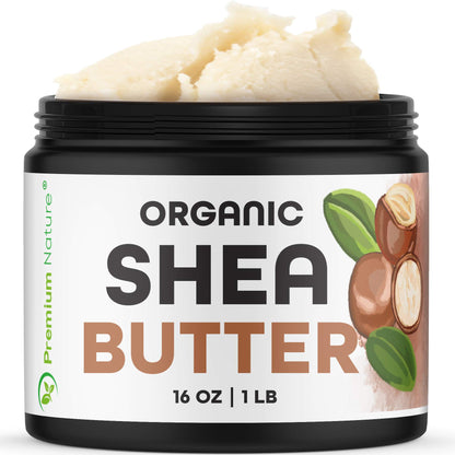 Organic Shea Butter (Raw & Unrefined) – 16 oz